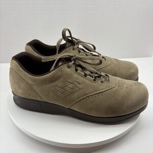 SAS Tripad Comfort Leather Oxford Shoes Women's‎ Size 8.5 M Taupe Lace Up
